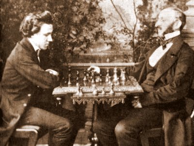 Paul Morphy against Johann Löwenthal